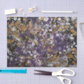 現代美術の絵画のスライバ及び金ゴールド 薄葉紙 (クラフト)