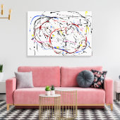 現代美術 キャンバスプリント (インサイチュ (リビング))