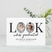 現代風の卒業写真 案内状 (スタンド正面)