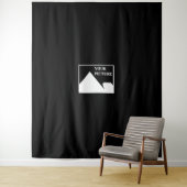 現代風シンプルなオリジナルウェディングフォトを作成 タペストリー (インサイチュ)