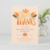現代風感謝祭のご案内  招待状 (スタンド正面)
