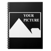 現代風 シンプル オリジナル ウェディング フォトを作成 ノートブック (正面)