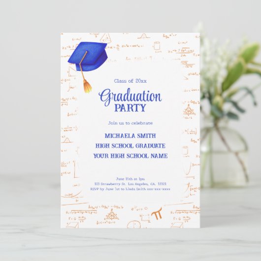 現代高校の数学卒業 招待状 (スタンド正面)