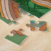 現代SNSを楽しむ紫式部 ジグソーパズル (側面)