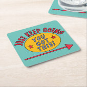 現保在 スクエアペーパーコースター (アングル)