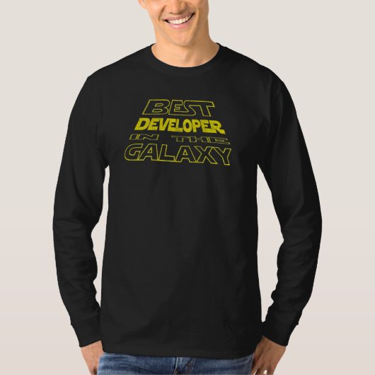 現像剤宇宙裏面デザイン Tシャツ (正面)
