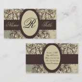 現動揺してグランジ盛なファッションヴィンテージ 名刺 (正面/裏面)