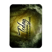 "現在に住む"モチベーション肯定フレキシ マグネット (縦)