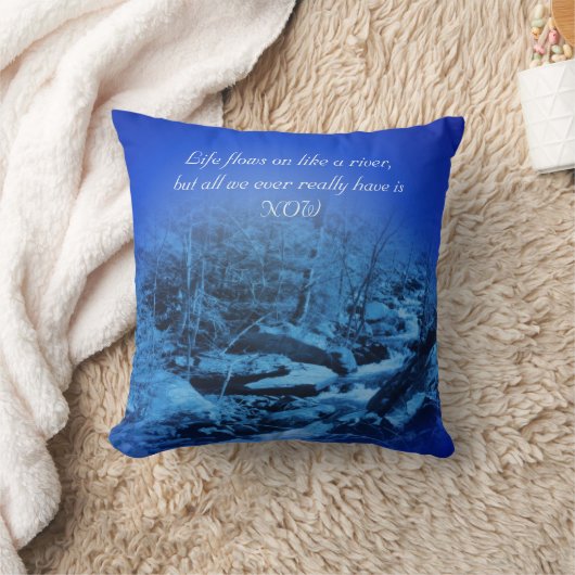 現在に住感動的む クッション (ブランケット)