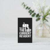 現在のある郵便集配人のおもしろいな郵便局員 名刺 (スタンド正面)