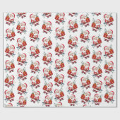 現在のサンタクロース ラッピングペーパー (フラット)