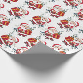 現在のサンタクロース ラッピングペーパー (角)