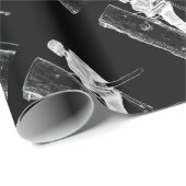 現在のチェーンソーで働く木の外科医アルボリスト ラッピングペーパー (ロールコーナー)