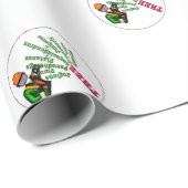 現在のチェーンソーで働く木の外科医アルボリスト ラッピングペーパー (ロールコーナー)