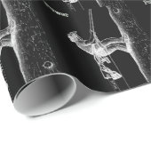 現在のチェーンソーで働く木の外科医アルボリスト ラッピングペーパー (ロールコーナー)