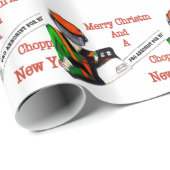 現在のチェーンソーで働く木の外科医アルボリスト ラッピングペーパー (ロールコーナー)