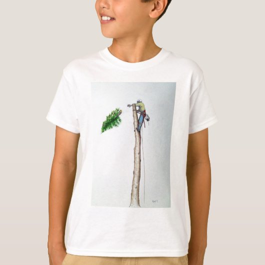 現在のツリー外科医のアーボリスト Tシャツ (正面)