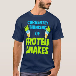 現在のプロテイン考えク・シェイクのタンパク質 Tシャツ