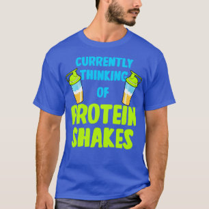 現在のプロテイン考えク・シェイクのタンパク質 Tシャツ