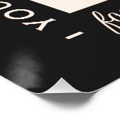 現在のマインドフルネス引用文fairycoreに焦点を合わせる ポスター (コーナー)