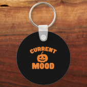 現在のムードおもしろいカボチャのハロウィーン キーホルダー (正面)
