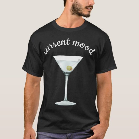 現在のムード汚いMartini Tシャツ (正面)