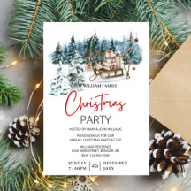 現在のモダン家族のクリスマスのパーティーを持つスレッド