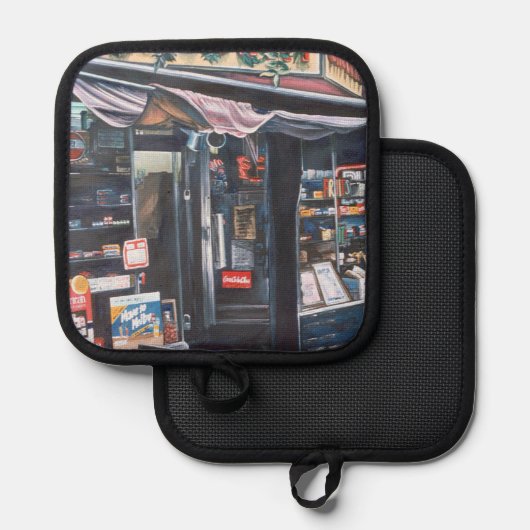 現在のルックアットトランクル過去 鍋敷き (正面/裏面)