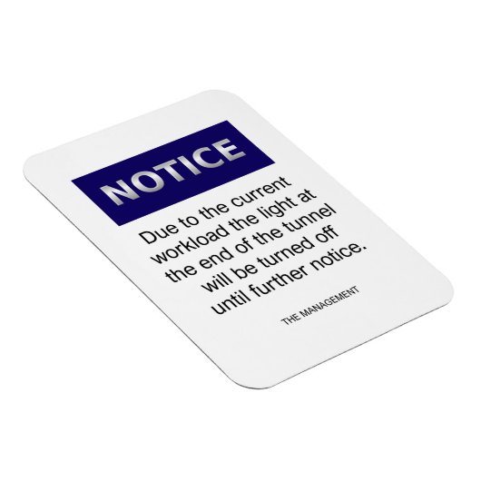 現在のワークロード通知によおもしろいり マグネット (右側)