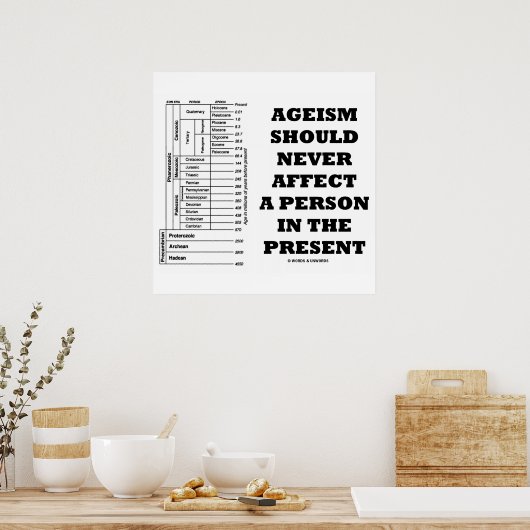 現在の人には決して影響を及ぼすべきではない ポスター (キッチン)