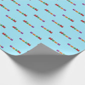 現在の列車の包装紙 ラッピングペーパー (角)