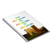 現在の場所から開始 | やる気を起こさせる引用文 ノートブック (右側)