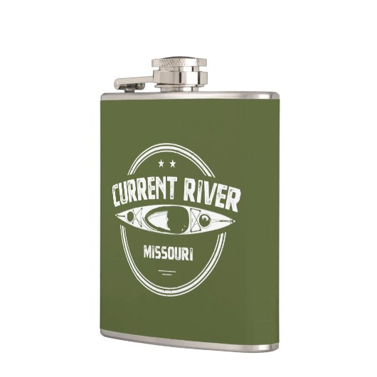 現在の川ミズーリカヤック フラスク (左)