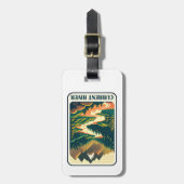 現在の川ミズーリ色 ラゲッジタグ (正面縦)