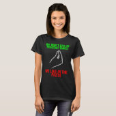 現在の時代に生きるパスタItaly Vaff Tシャツ (正面フル)