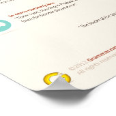 現在の時制を使って過去を伝える ポスター (角)