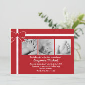 現在の最高のベビー発表とクリスマスカード シーズンカード (スタンド正面)