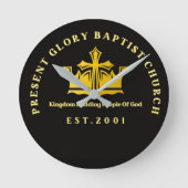 現在の栄光 ラウンド壁時計 (正面)