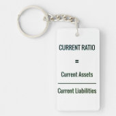 "現在の比率" キーホルダー (正面)