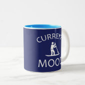 現在の気分はパドルを立てる ツートーンマグカップ (正面右)