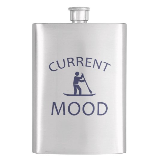 現在の気分はパドルを立てる フラスク (正面)