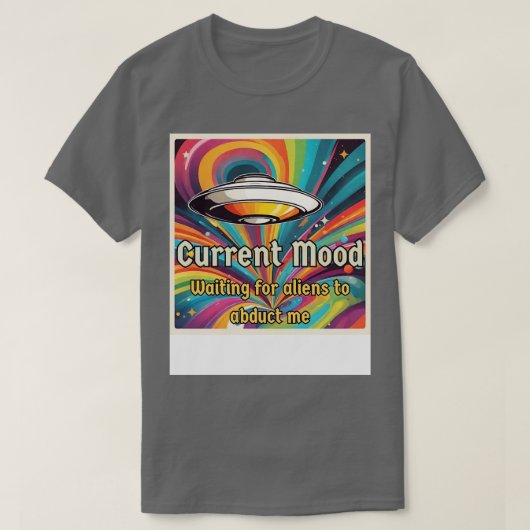現在の気分は私Uapufoレトロヴィンテージ Tシャツ (デザイン正面)