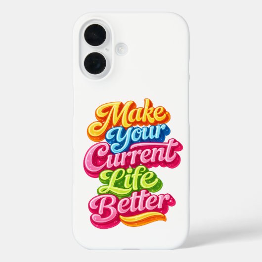 現在の生活をより良く Case-Mate iPhoneケース (裏面)