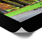 現在の瞬間 – ブッダ引用文 – アートプリント ポスター (角)