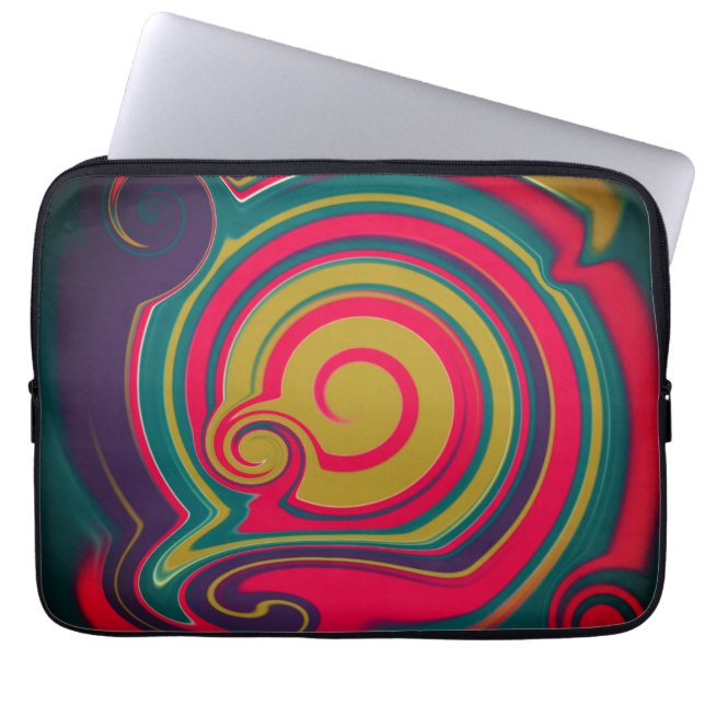 現在の色2025 ラップトップスリーブ (正面)