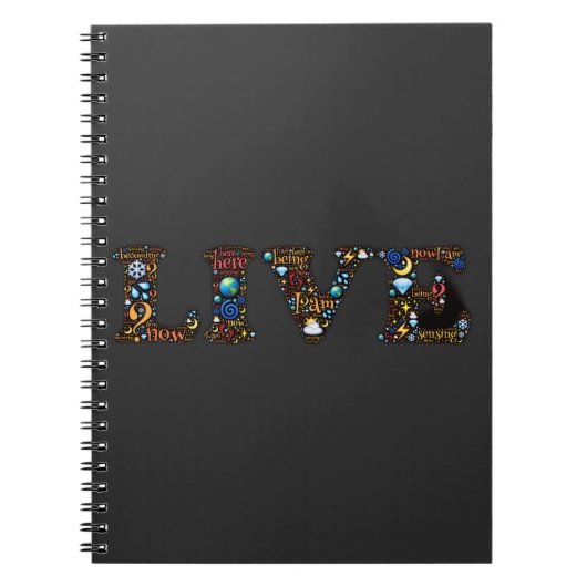 現在の言葉で生感動的きる ノートブック (正面)