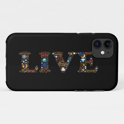 現在の言葉で生感動的きる Case-Mate iPhoneケース (裏面(横))