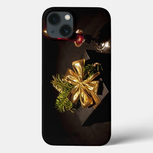 現在の金ゴールド弓(赤キャンドル付) Case-Mate iPhoneケース (裏面)