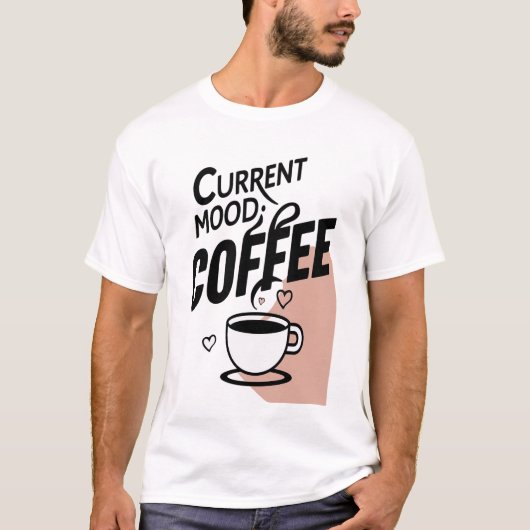 現在の雰囲気：コーヒー Tシャツ (正面)