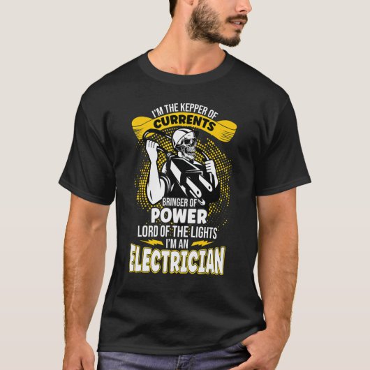 現在の電気技師の飼育員 Tシャツ (正面)